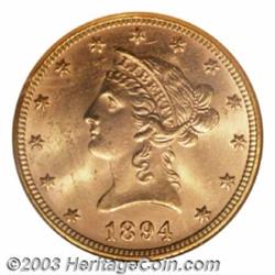 1894 $10 MS65 NGC.