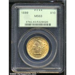 1899 $10 MS63 PCGS.