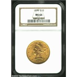1899 $10 MS64 NGC.