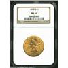 Image 1 : 1899 $10 MS64 NGC.