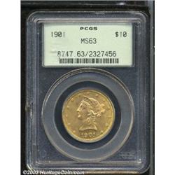 1901 $10 MS63 PCGS.