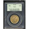 Image 1 : 1901 $10 MS63 PCGS.
