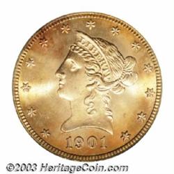 1901-S $10 MS65 PCGS.