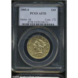 1905-S AU55 NGC,