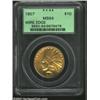 Image 3 : 1907 $10 Wire Rim MS64 PCGS.