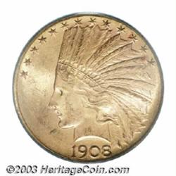 1908-S $10 MS63 PCGS.