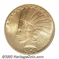 1909-S $10 MS64 NGC.