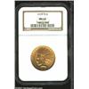 Image 1 : 1910 $10 MS62 NGC.