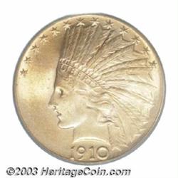 1910 $10 MS65 PCGS.