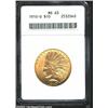 Image 1 : 1910-D $10 MS63 ANACS.