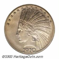 1910-D $10 MS65 NGC.