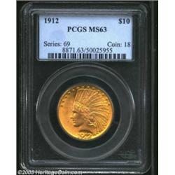 1912 $10 MS63 PCGS.
