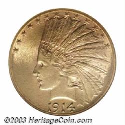 1914-D $10 MS65 NGC.