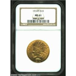 1914-S $10 MS61 NGC.