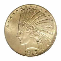 1915-S $10 MS62 PCGS.