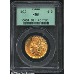 1932 $10 MS61 PCGS.