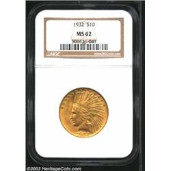 1932 $10 MS62 NGC.