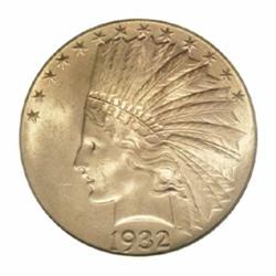 1932 $10 MS65 PCGS.