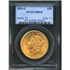Image 3 : 1854-S $20 MS63 PCGS.