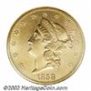Image 1 : 1858-S $20 AU58 ANACS.