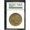 Image 1 : 1859-S $20 --Cleaned--ANACS. Unc Details, Net AU50.