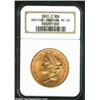 Image 3 : 1865-S $20 MS63 NGC.