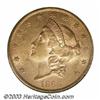 Image 1 : 1866-S $20 Motto AU58 PCGS.