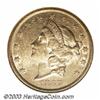 Image 1 : 1867-S $20 AU55 NGC.