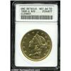 Image 3 : 1868-S $20 --Cleaned--ANACS. Unc Details, Net AU50.