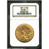 Image 1 : 1869-S $20 MS61 NGC.
