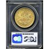 Image 2 : 1873 $20 Open 3 MS61 PCGS.