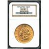 Image 3 : 1873 $20 Open 3 MS62 NGC.