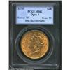 Image 3 : 1873 $20 Open 3 MS62 PCGS.