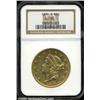 Image 1 : 1874-S $20 AU55 NGC.