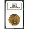 Image 3 : 1876-S $20 MS62 NGC.