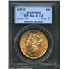 Image 3 : 1877-S $20 MS63 PCGS.