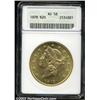 Image 1 : 1878 $20 AU58 ANACS.