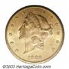 Image 1 : 1889-CC $20 MS60 PCGS.