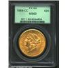Image 3 : 1889-CC $20 MS60 PCGS.