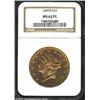 Image 1 : 1890-S $20 MS62 Prooflike NGC.