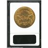 Image 2 : 1892-CC $20 --Cleaned--ANACS. Unc Details, Net AU50.