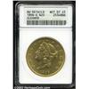 Image 1 : 1896-S $20 --Cleaned--ANACS. AU Details, Net XF45.