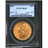 Image 1 : 1897 $20 MS63 PCGS.