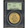 Image 1 : 1899 $20 MS61 PCGS.