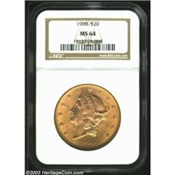 1900 $20 MS64 NGC.