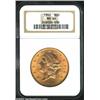 Image 1 : 1900 $20 MS64 NGC.