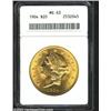 Image 1 : 1904 $20 MS63 ANACS.