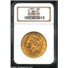 Image 1 : 1905 $20 MS61 NGC.