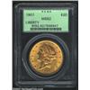 Image 1 : 1907 $20 MS62 PCGS.