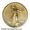 Image 1 : 1907 $20 High Relief, Wire Rim MS62 PCGS.